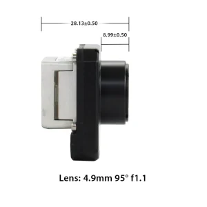 BOSON+ 640 x 512 4.9mm 95° HFoV – LWIR 22640AS95-6IAAX Short Lens