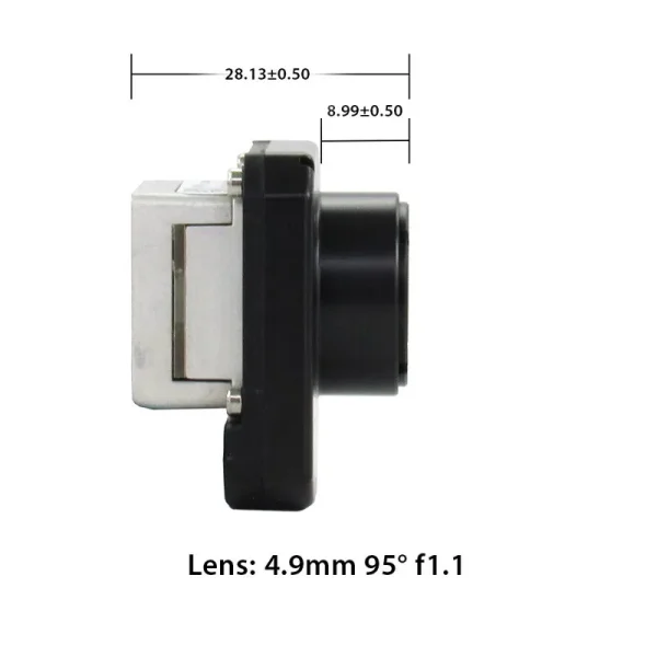 BOSON+ 640 x 512 4.9mm 95° HFoV - LWIR 22640AS95-6IAAX Short Lens - Image 2